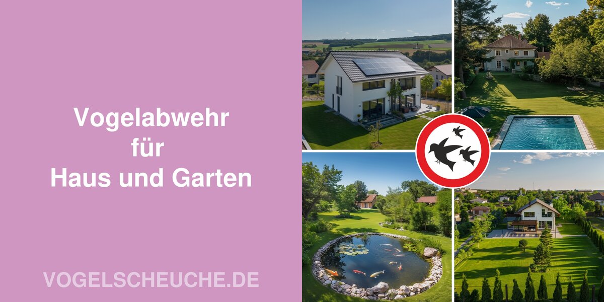 Vogelabwehr für Haus und Garten
