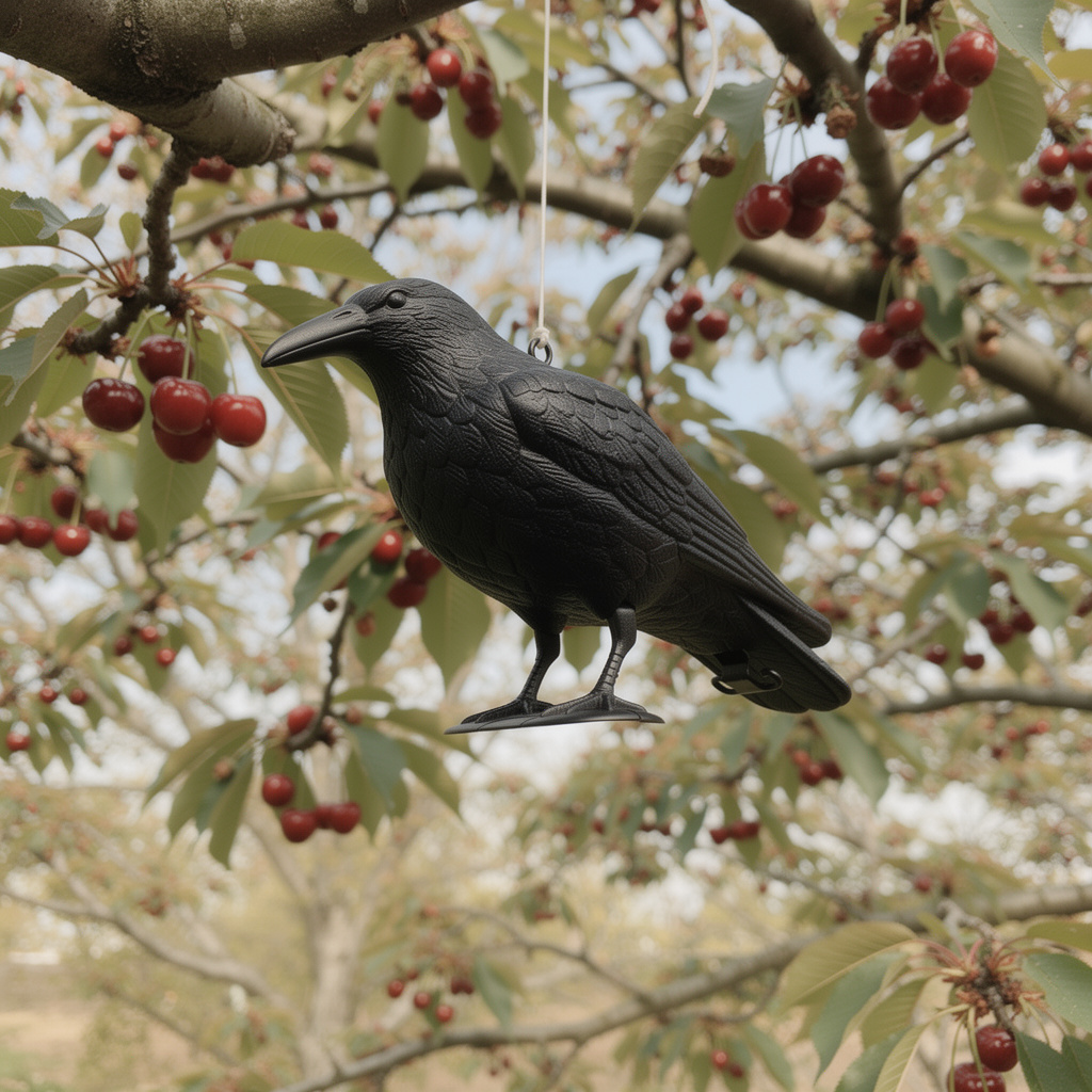 Rabenattrappe Obstbaum